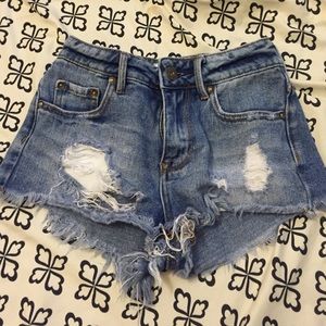 high waisted shorts