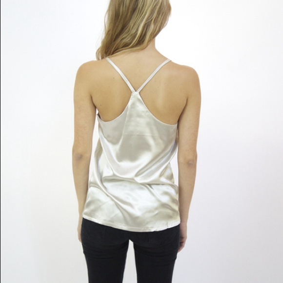 SOLD OUT! Silky cami in Silver, BRAND NEW - Picture 3 of 4