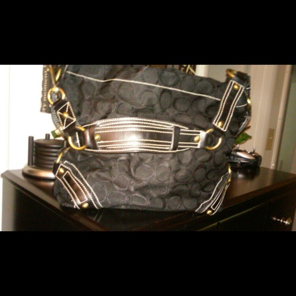 Black handbag