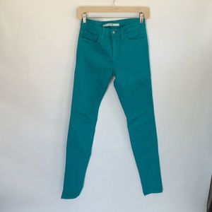 Joe's Jeans Turquoise Skinny 28