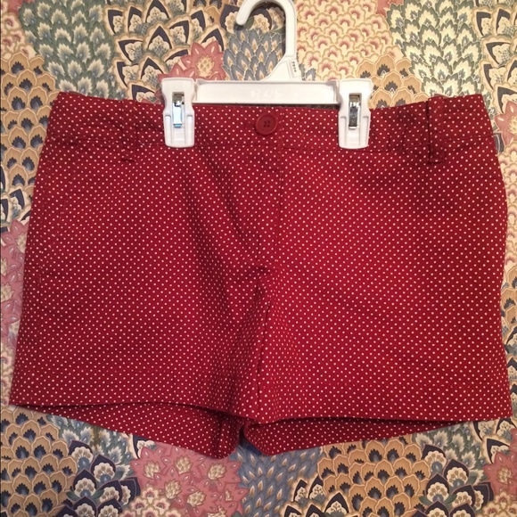 NWOT- Red with White Polka Dots Shorts