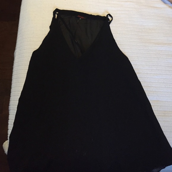 Flowy sheer black dress shirt 💋💖