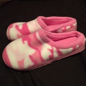 Pink Camo House slippers