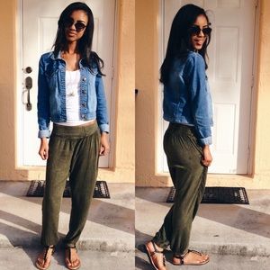 Olive Green Pants