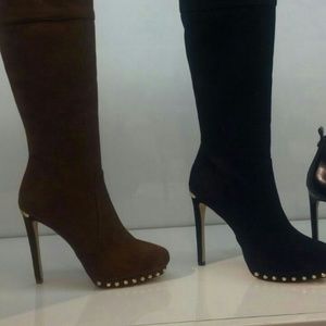 Brown camel boots