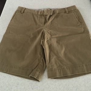 J. Crew size 14 khaki Bermuda Shorts