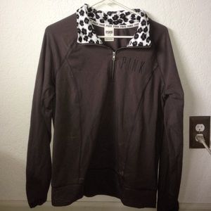 Victoria Secret V-neck sweatshirt with zipper