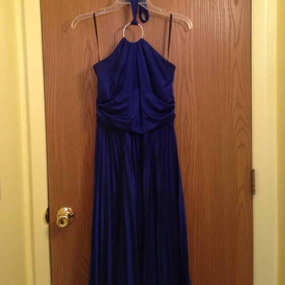 Royal blue dress!