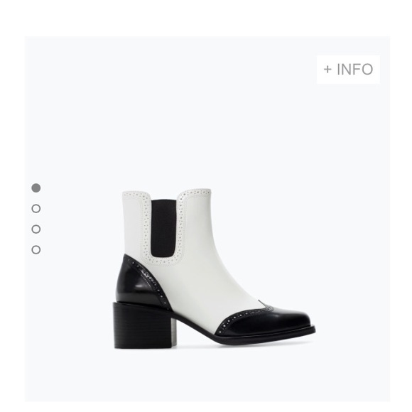 Two toned booties