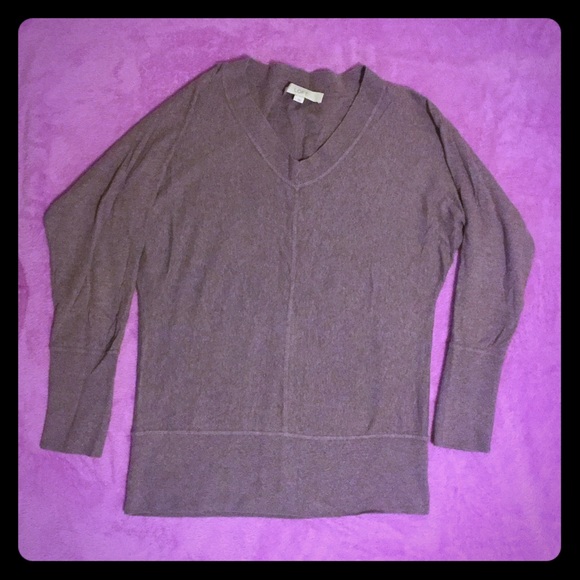 Ann Taylor Loft purple sweater