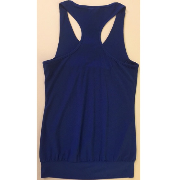 Gorgeous Azure Sequin Racerback Tank - Picture 3 of 4