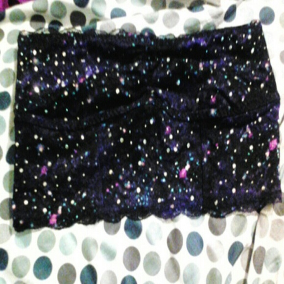Galaxy bandeau with rhinestones