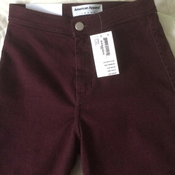 NWT American Apparel Easy Jeans size Small