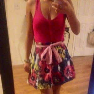 Floral skater dress
