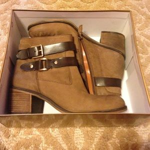 Franco Sarto suede booties