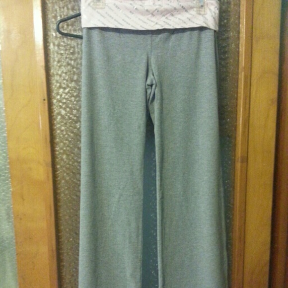 Bebe Sport Foldover Stretch Pants