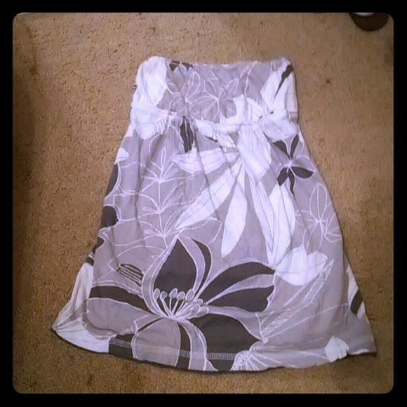 Strapless shirt
