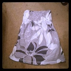 Strapless shirt