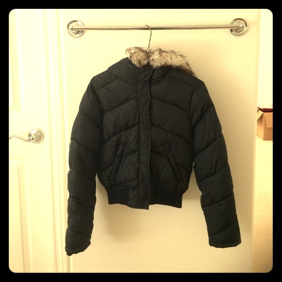 Black bubble jacket