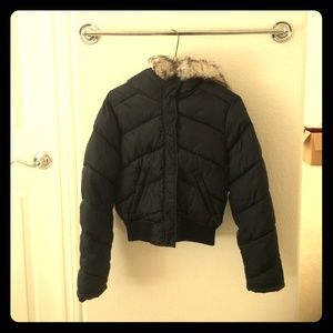 Black bubble jacket