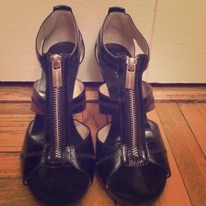 Beautiful never been worn high heel sandals.