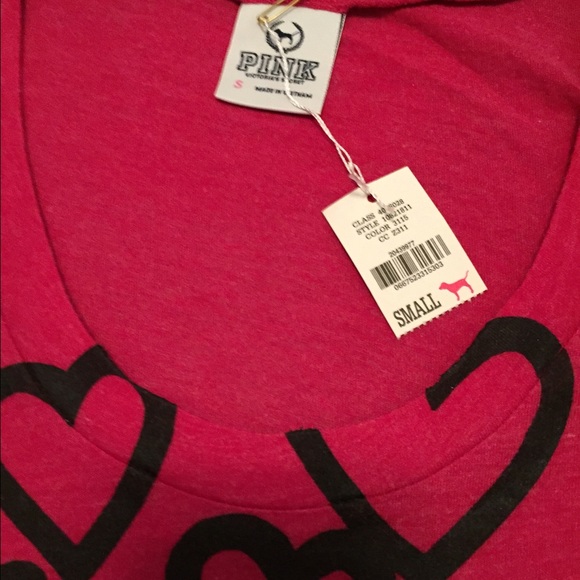 SALE Victoria's Secret Pink Shirt NWT - Picture 3 of 3