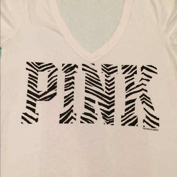 SALE Victoria's Secret Pink Zebra Print Shirt - Picture 3 of 4