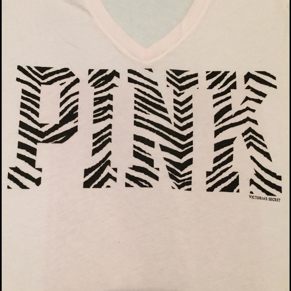 SALE Victoria's Secret Pink Zebra Print Shirt - Picture 4 of 4