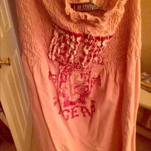 NY TIGERS PRINT Strapless top