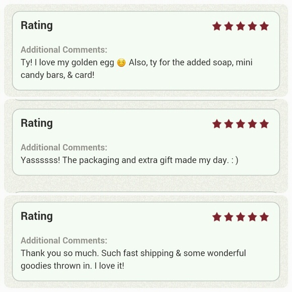 My closet ratings!!!