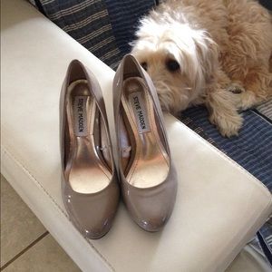 Steve Madden tan pumps sz 6