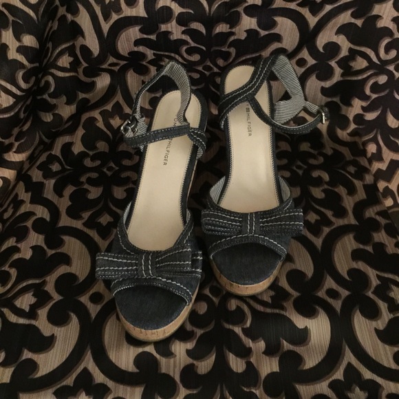 Tommy Hilfiger Wedge Sandals - Picture 1 of 3
