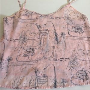 American Apparel Chiffon Cami