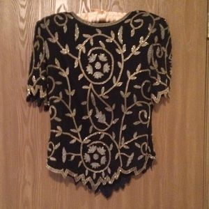 Beaded top.  🚬 no returns no trades