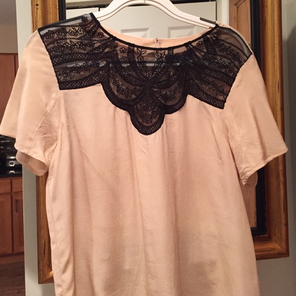 Anthropologie Tops - Very cute top from Antropologie with black laces