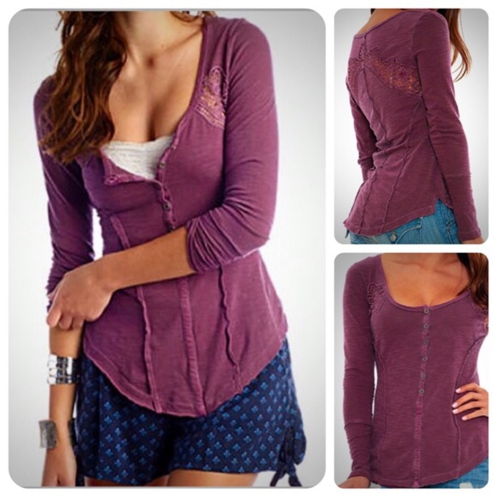 Free People Henley shirt keepsake