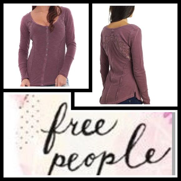 Free People Henley shirt keepsake