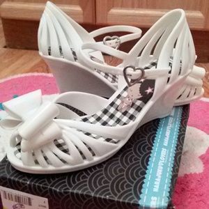 Harajuku lovers white sandals