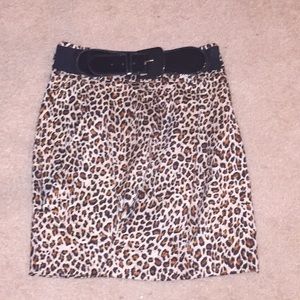 Leopard skirt