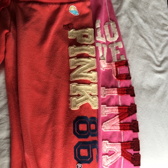 PINK VICTORIAS SECRET SWEATS