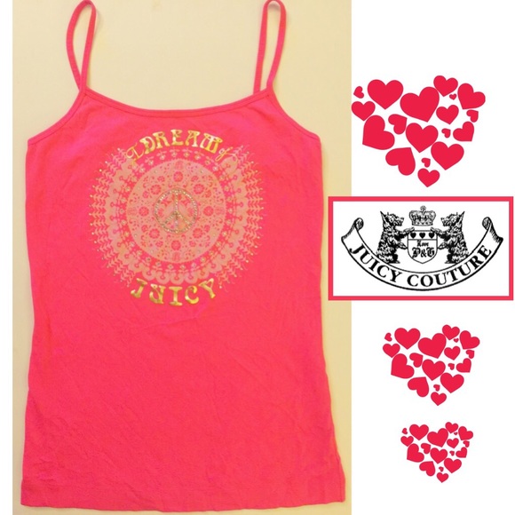 Juicy Couture "Dream Juicy" Pink Tank.