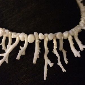 White coral necklace