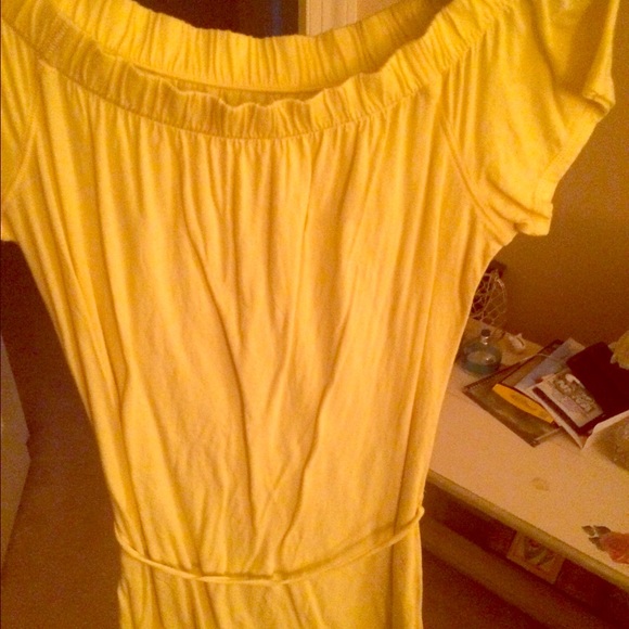 Yellow summer dress