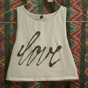 Divided by H&M LOVE Crop Top