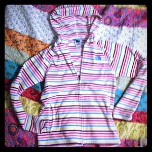 Perfect for 🍁 Rainbow Kids Lg North Face Zip Up