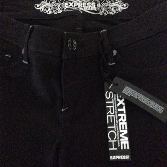 Express black jegging size 8s