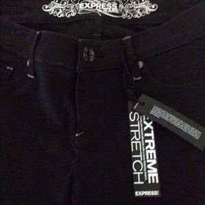 Express black jegging size 8s
