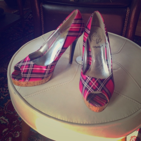 Baby Phat peep toe heels