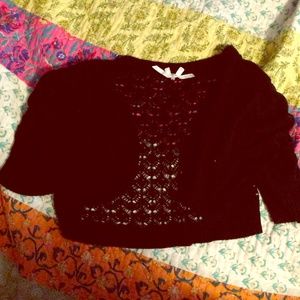 Knitted shoulder cover up