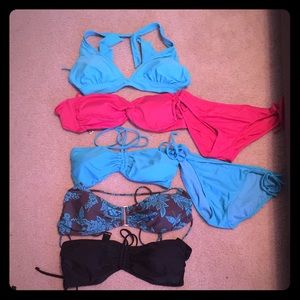 Five XL tops and three L bottoms